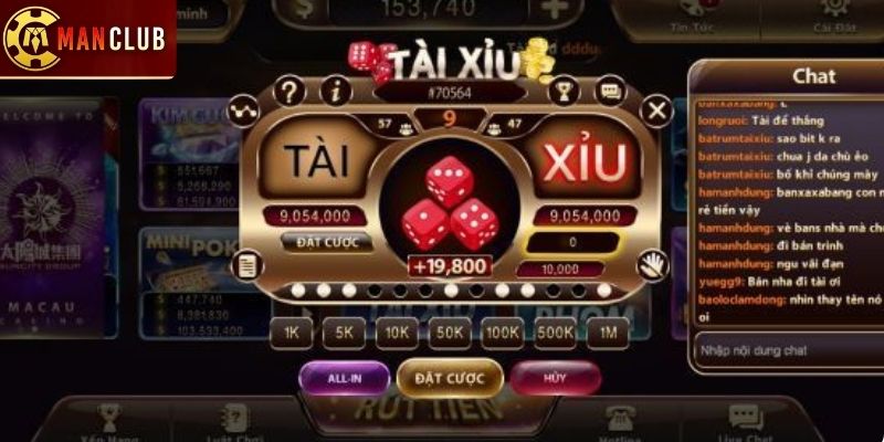 Chiến lược thắng lớn khi bắt đầu cùng Tài Xỉu Manclub