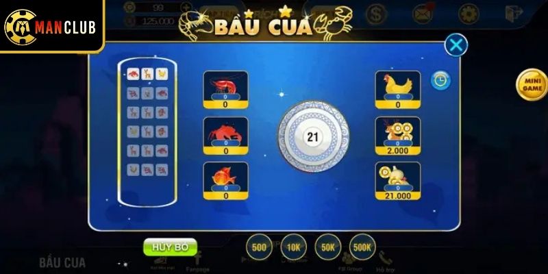 Hình ảnh bầu cua livestream rất sắc nét